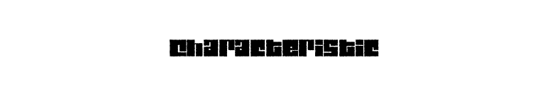 Characteristic font preview