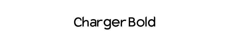 Charger Bold font preview