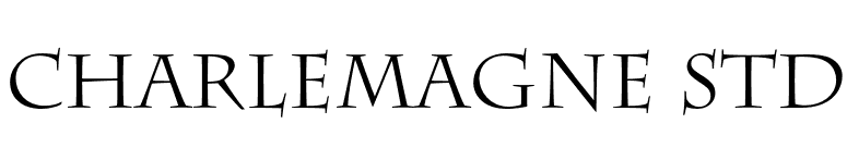 Charlemagne Std font preview