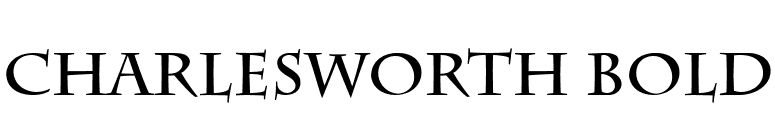 Charlesworth Bold font preview