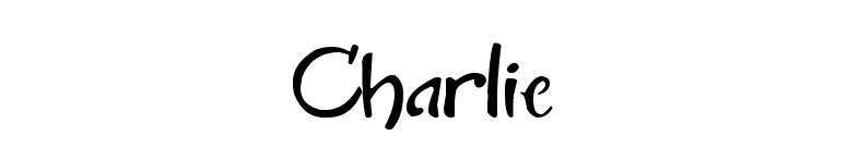 Charlie font preview