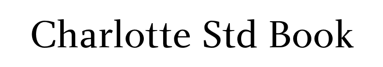 Charlotte Std Book font preview