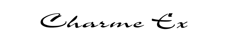Charme Ex font preview