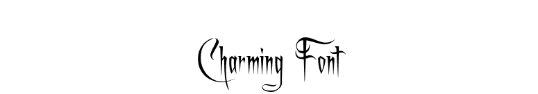 Charming Font font preview