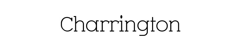 Charrington font preview