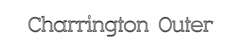 Charrington Outer font preview