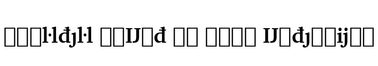 Charter BdExt BT Bold Extension font preview