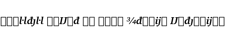 Charter BdExt BT Bold Italic Extension font preview