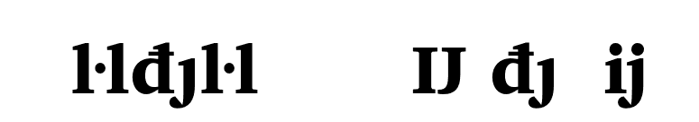 Charter Black Extension font preview