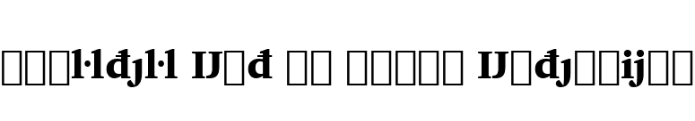 Charter Ext BT Black Extension font preview