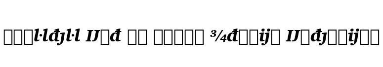 Charter Ext BT Black Italic Extension font preview
