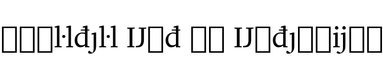 Charter Ext BT Extension font preview