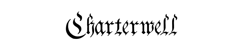 Charterwell font preview