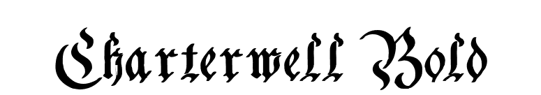 Charterwell Bold font preview