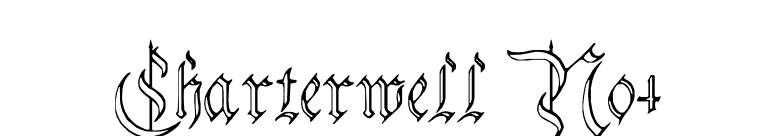Charterwell No4 font preview