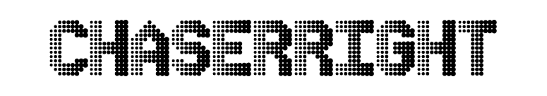 ChaserRight font preview