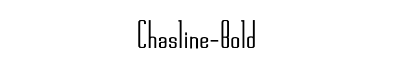 Chasline-Bold font preview