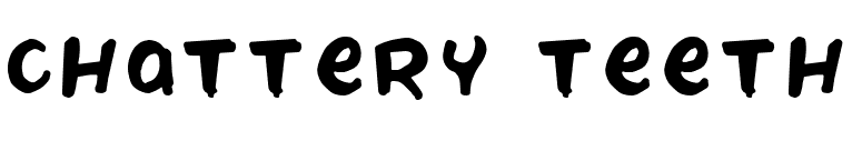Chattery Teeth font preview