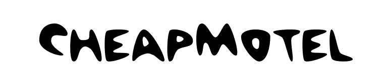 CheapMotel font preview