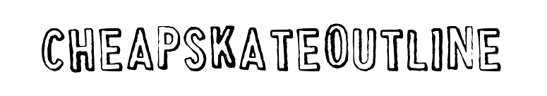 CheapskateOutline font preview