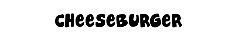 Cheeseburger font preview