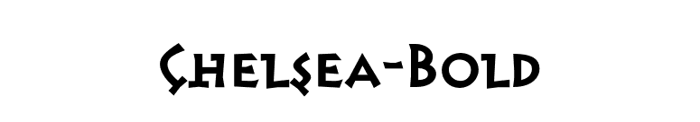 Chelsea-Bold font preview