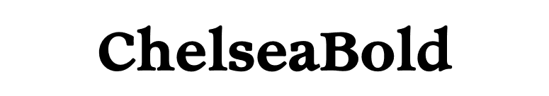 ChelseaBold font preview
