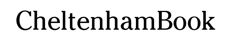 CheltenhamBook font preview