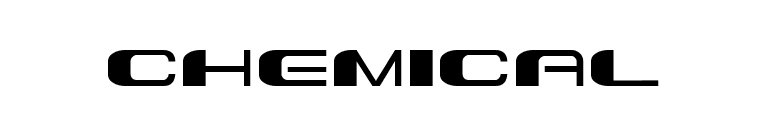 CHEMICAL font preview
