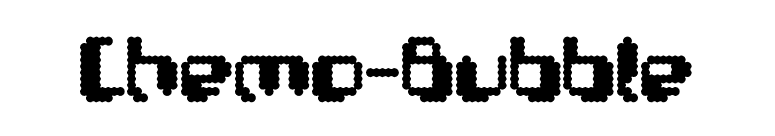 Chemo-Bubble font preview