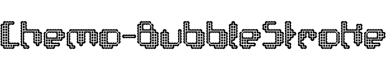 Chemo-BubbleStroke font preview