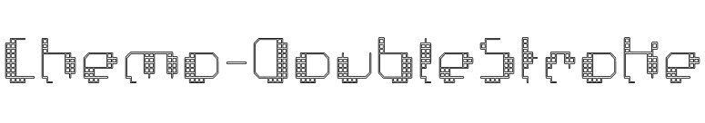 Chemo-DoubleStroke font preview