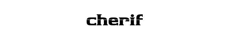 cherif font preview