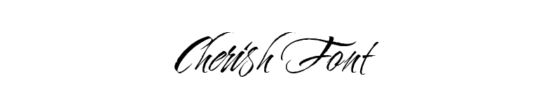 Cherish Font font preview
