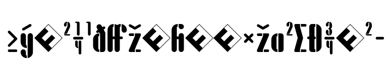 Chernobyl-RegularExpert font preview