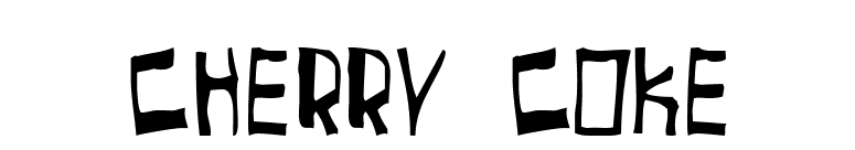 Cherry Coke font preview
