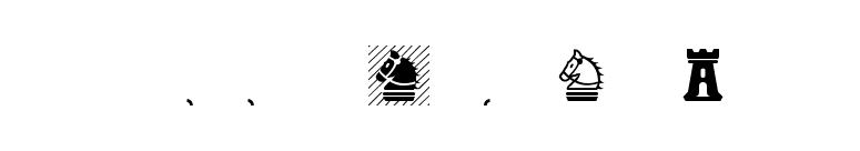 Chess Magnetic font preview