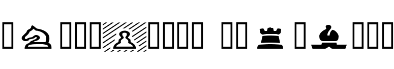 ChessPiece Extended font preview
