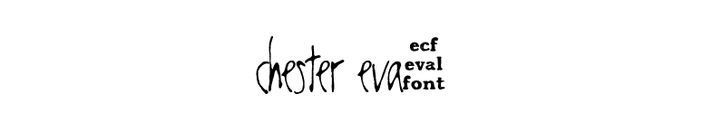 chester eval font preview