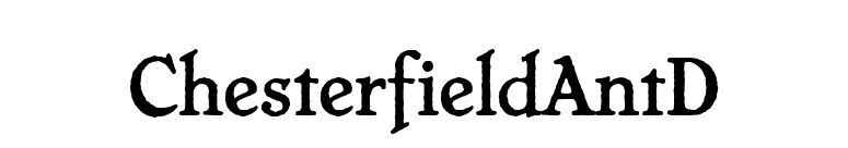 ChesterfieldAntD font preview