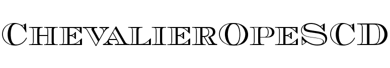 ChevalierOpeSCD font preview