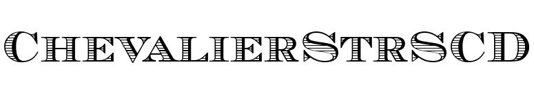 ChevalierStrSCD font preview