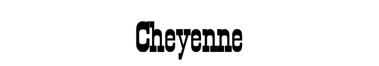 Cheyenne font preview