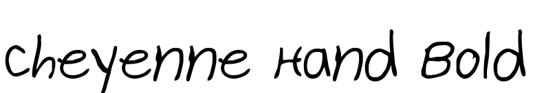 Cheyenne Hand Bold font preview