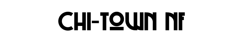 Chi-Town NF font preview