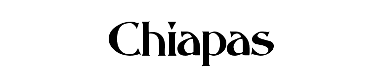 Chiapas font preview
