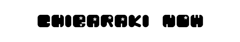 Chibaraki Now font preview