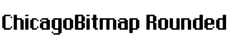 ChicagoBitmap Rounded font preview