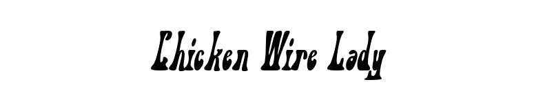 Chicken Wire Lady font preview