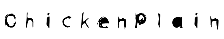 ChickenPlain font preview